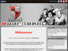 Tablet Screenshot of korecords.de